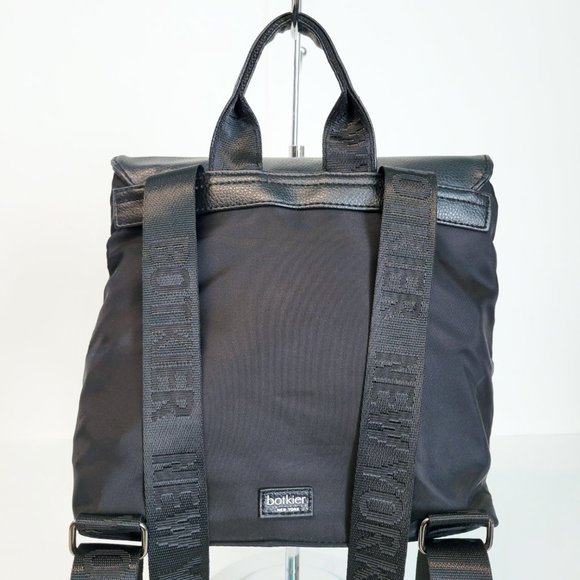 Botkier Black Leather Backpack - Picture 2 of 12